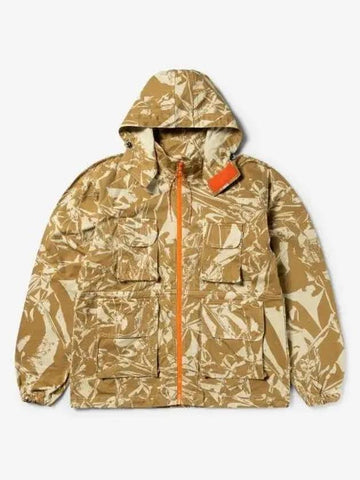 Crinkle Camo Cargo Jacket Pebble FTAR71303PB - ARIES - BALAAN 1