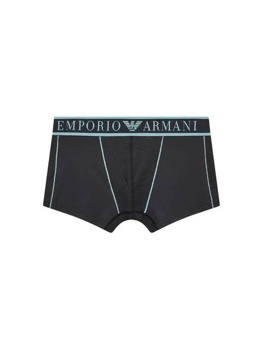 UNDERWEAR 8th Anniversary Last Armani 9 7 8 Men s Mesh Block Banding Drawn Black 271259 - EMPORIO ARMANI - BALAAN 1