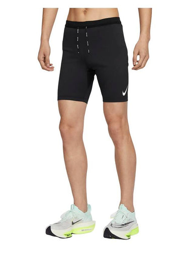 Aeroswift Dri Fit ADV Running Half Tights Shorts Black - NIKE - BALAAN 1