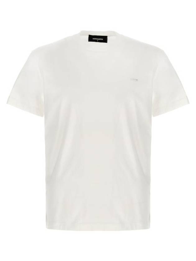 Short Sleeve T-Shirt S74GD1253S24662100 White - DSQUARED2 - BALAAN 1