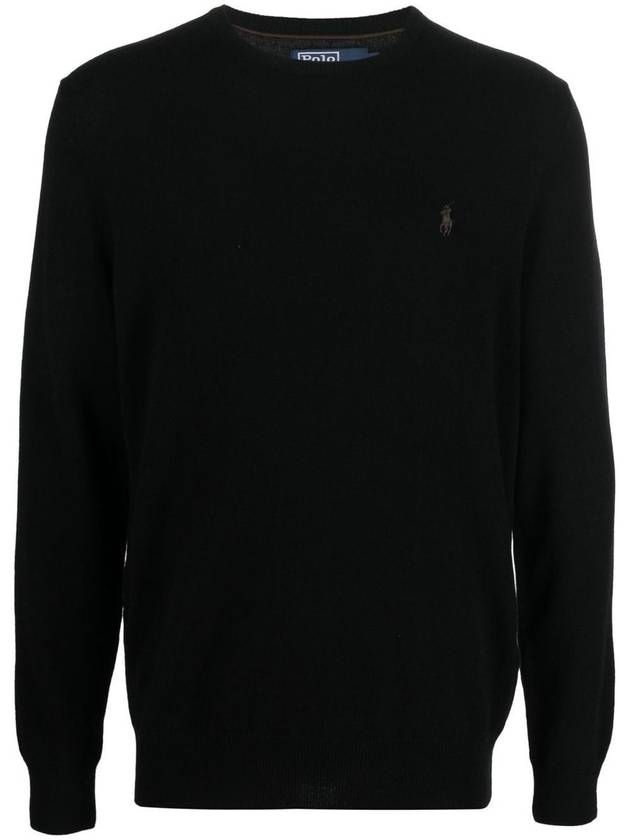 Logo Basic Pullover Knit Top Black - POLO RALPH LAUREN - BALAAN 2