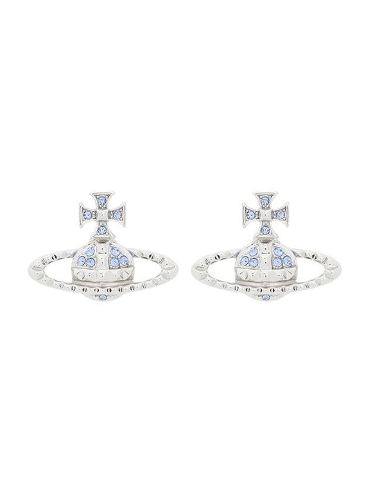 Mayfair Bath Relief Earrings Blue Silver - VIVIENNE WESTWOOD - BALAAN 1