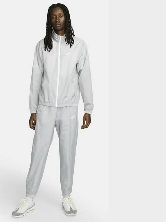 Sportswear Club Lined Woven Tracksuit Gray - NIKE - BALAAN 2