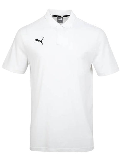 Men's Team Goal Casual Polo Shirt White - PUMA - BALAAN 2