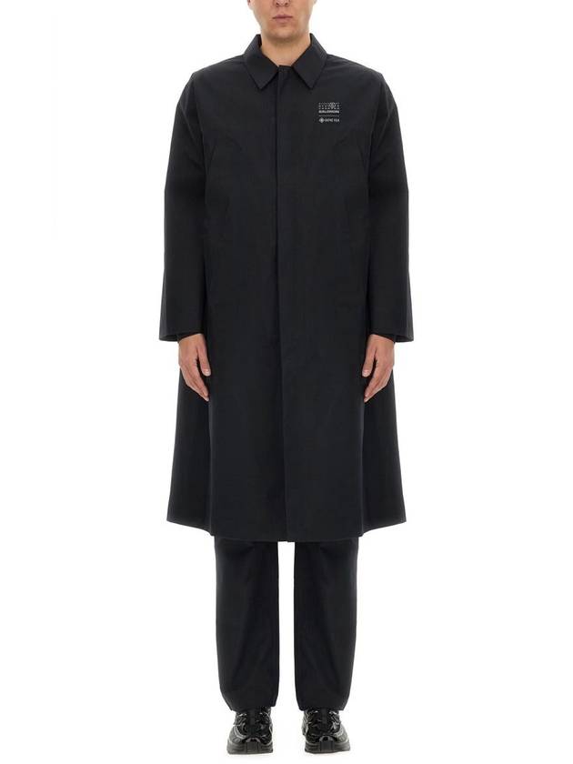 Mm6 Maison Margiela X Salomon Trench Coat With Logo - MAISON MARGIELA - BALAAN 1