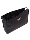 Re-Nylon Zipper Clutch Bag Black - PRADA - BALAAN 5