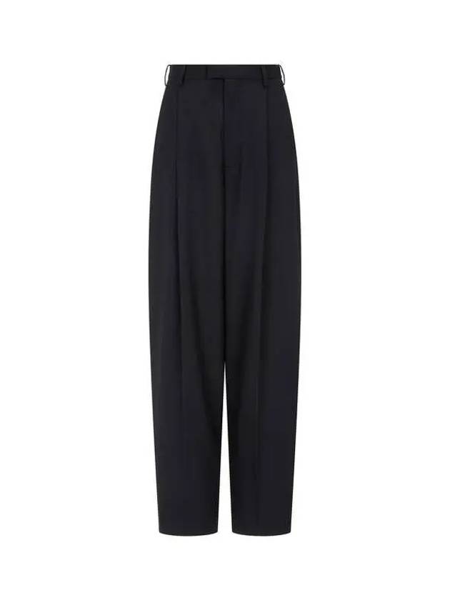 One tuck loose fit tapered pants black 270545 - MARNI - BALAAN 1