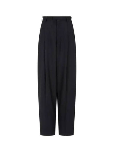 One tuck loose fit tapered pants black 270545 - MARNI - BALAAN 1