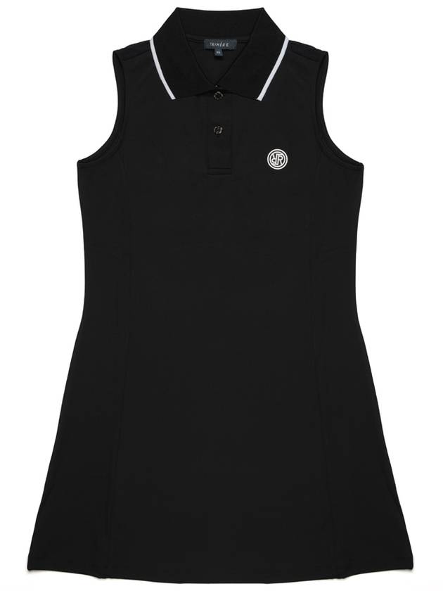 Sleeveless dress BLACK - TRIMERE - BALAAN 2