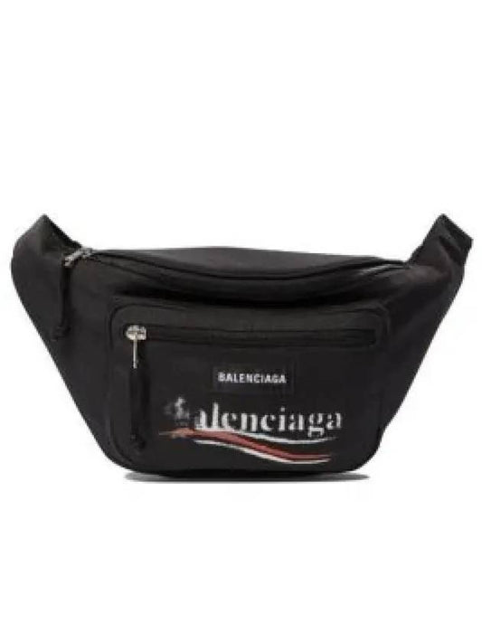 Balenciaga Belt Bag With Printed Logo Men s Black - BALENCIAGA - BALAAN 2