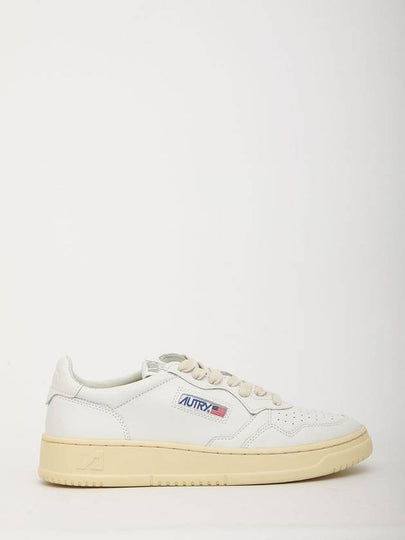 Medalist Leather Low Top Sneakers White - AUTRY - BALAAN 2