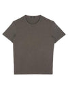 Cotton Crew Neck Short Sleeve T-Shirt Military Green - TOM FORD - BALAAN 2