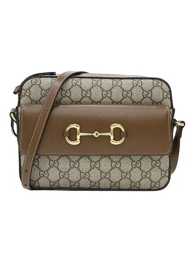 Horsebit 1955 Small Cross Bag Beige Brown - GUCCI - BALAAN 2