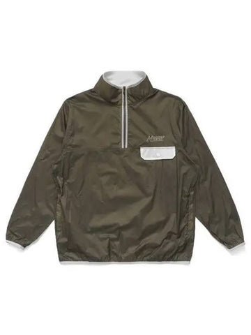 Home on the Range Quarter Anorak KHAKI - MALBON GOLF - BALAAN 1