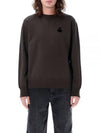 Mike Logo Cotton Sweatshirt Faded Black - ISABEL MARANT - BALAAN 2