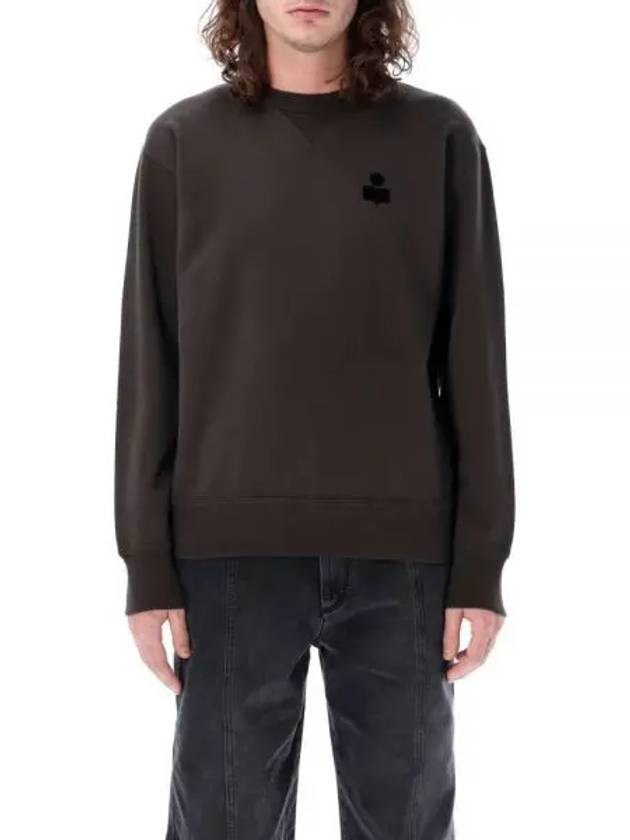 Mike Logo Cotton Sweatshirt Faded Black - ISABEL MARANT - BALAAN 2