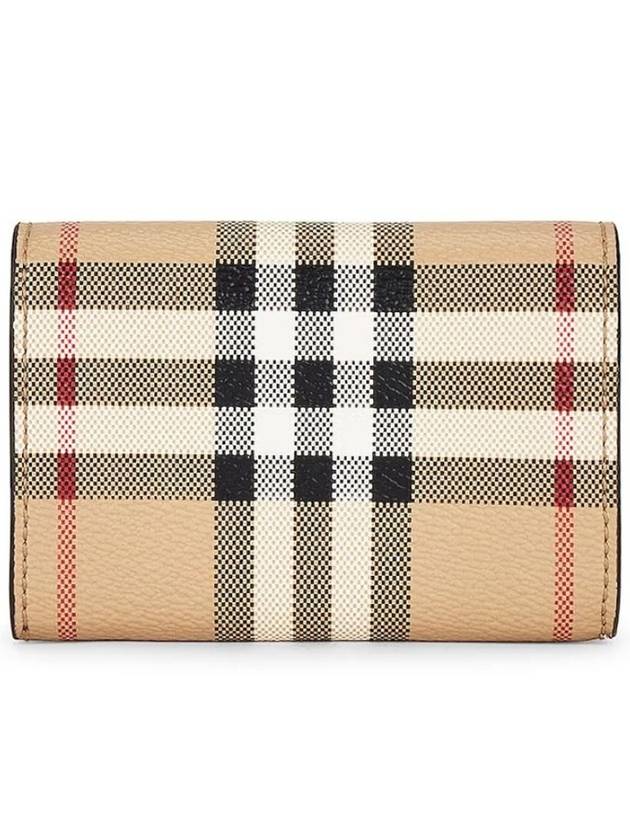 Check Detachable Chain Strap Wallet Archive Beige - BURBERRY - BALAAN 4