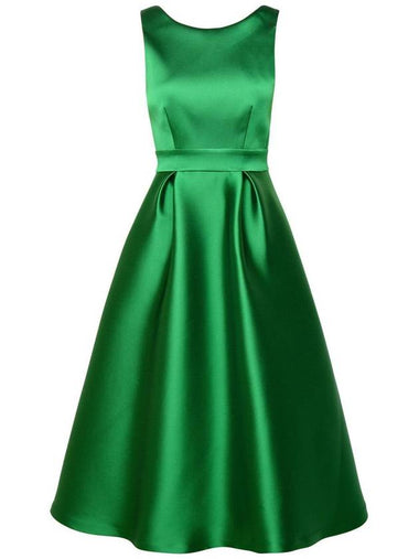 P.A.R.O.S.H. 'Papavero' Green Polyester Blend Dress - P.A.R.O.S.H. - BALAAN 1