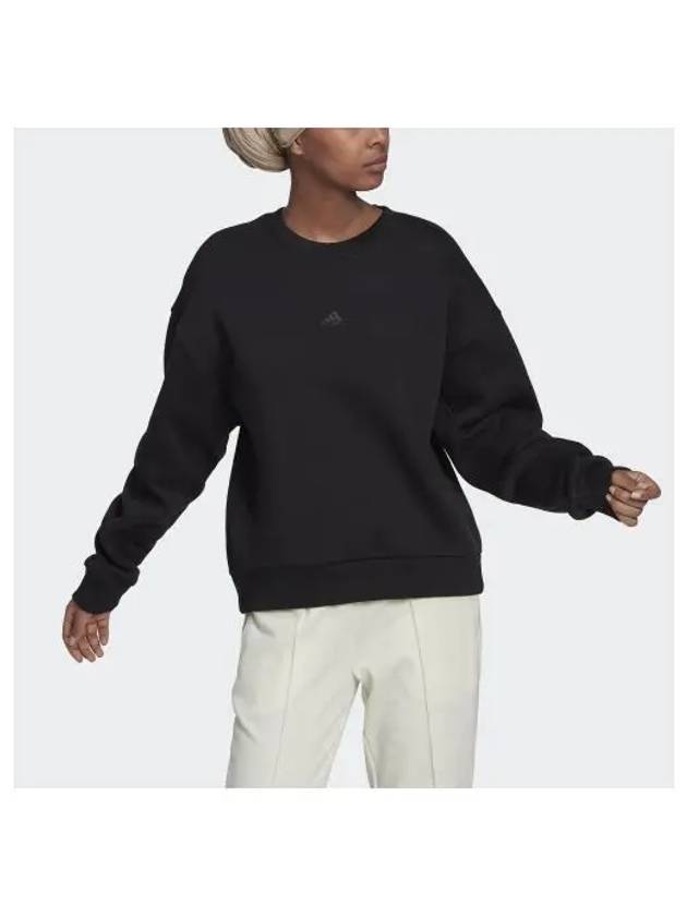 adidas ALL SZN Fleece Sweatshirt HJ7995 - ADIDAS - BALAAN 1