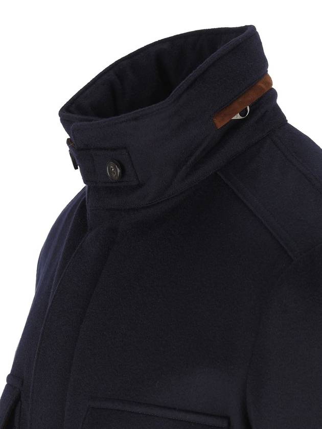 Traveller Cashmere Zip Up Jacket Navy - LORO PIANA - BALAAN 4