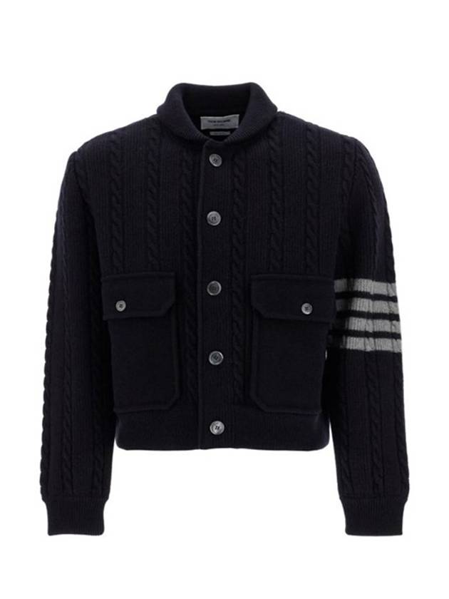 Jacket MKJ119AY1019 415 NAVY - THOM BROWNE - BALAAN 3