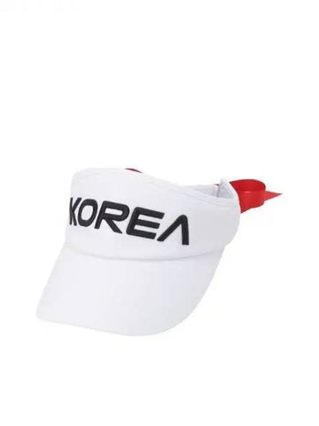 Golf Team Korea Taeyang Sun Visor Cap WGRCX24531WHX Domestic Product GQ0Z24073160620 - WAAC - BALAAN 1