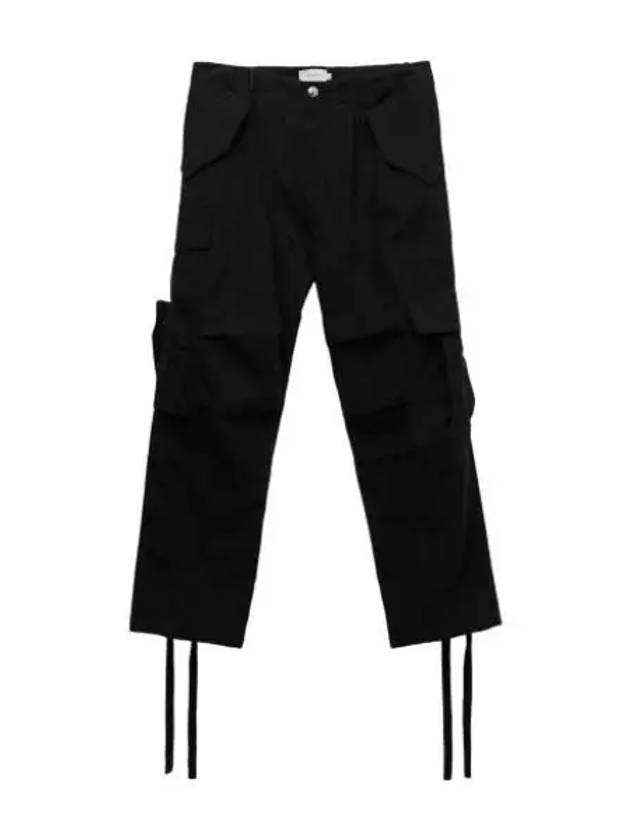 straight cargo pants black - RHUDE - BALAAN 1