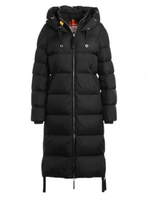 Women's Panda Hooded Long Padding Black - PARAJUMPERS - BALAAN 2