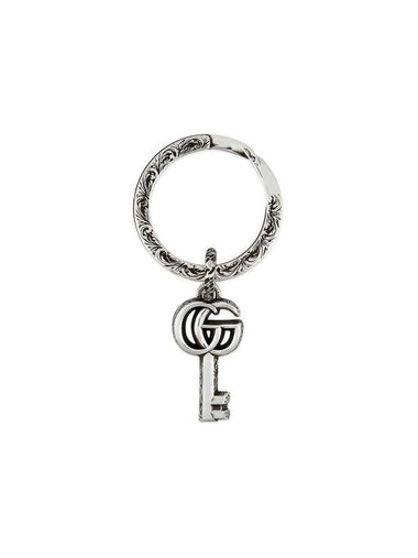 Women's GG Logo Key Pendant Key Holder Silver - GUCCI - BALAAN 1