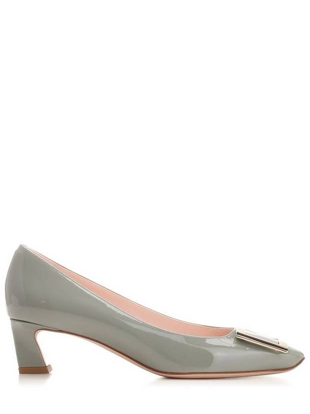 Trompette Metal Buckle Pumps Green - ROGER VIVIER - BALAAN 1