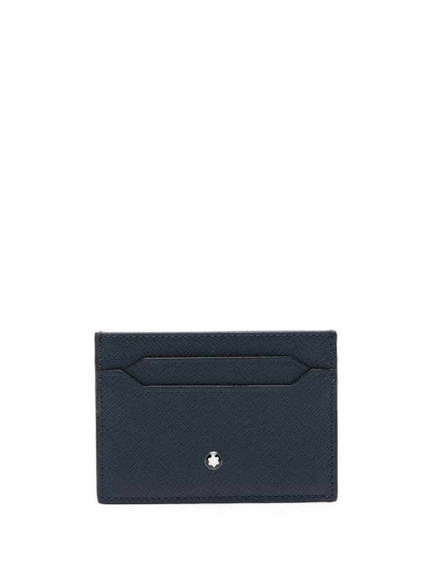 Santorial 5CC Card Wallet Ink Blue - MONTBLANC - BALAAN 1