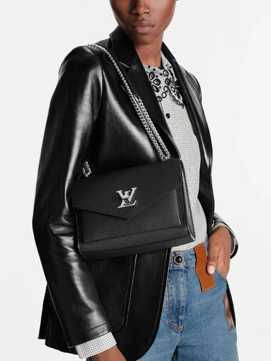 Mylockme Chain Shoulder Bag Noir - LOUIS VUITTON - BALAAN 2