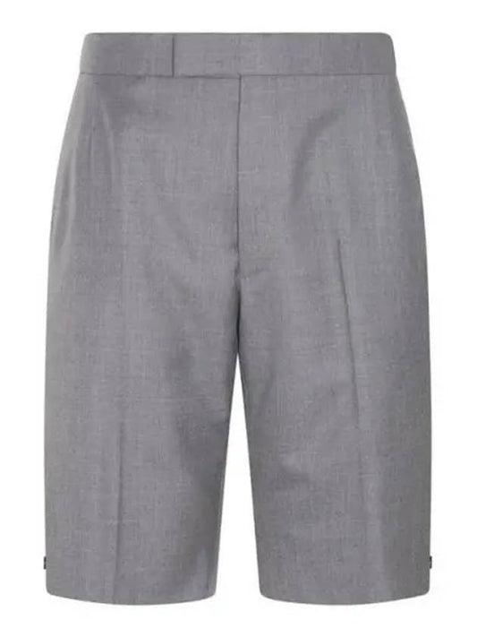 Twill Classic Backstrap Shorts Medium Grey - THOM BROWNE - BALAAN 2