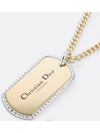 Chain Logo Necklaces Gold - DIOR - BALAAN 3