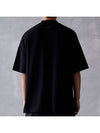 Fear of God Essential V neck T shirt Jet Black - FEAR OF GOD ESSENTIALS - BALAAN 5