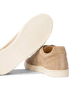 Almond Toe Leather Low Top Sneakers Sand Beige - BRUNELLO CUCINELLI - BALAAN 6