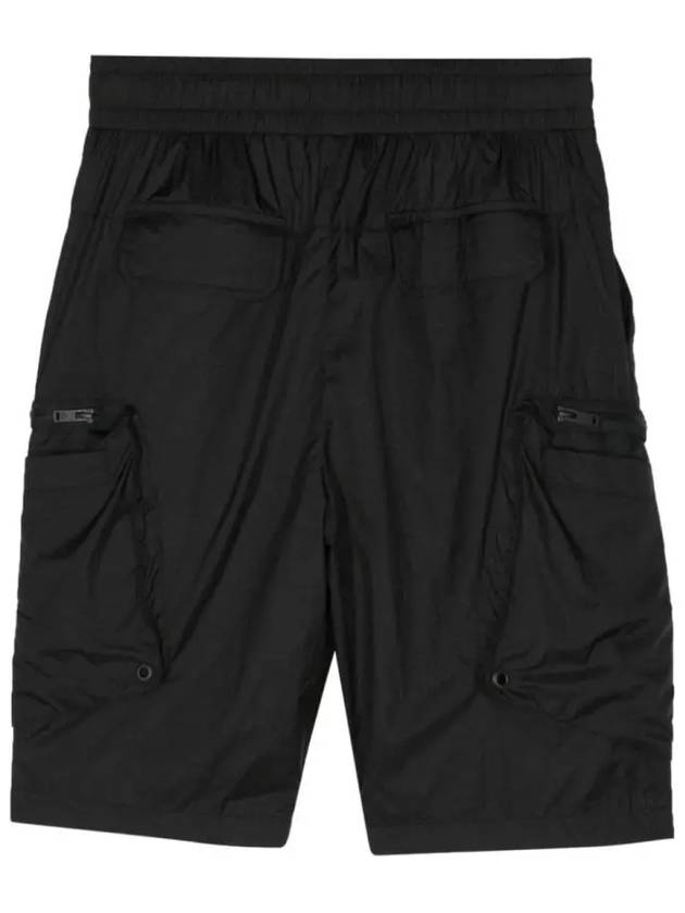 Elastic Waistband Cargo Shorts Black - MOOSE KNUCKLES - BALAAN 3