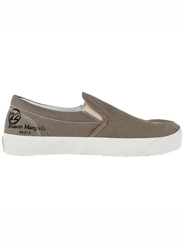 Men's Logo Stitch Tabi Slip-On Brown - MAISON MARGIELA - BALAAN 1