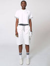 Crop Polo G Polo Shirt White - ATHPLATFORM - BALAAN 3