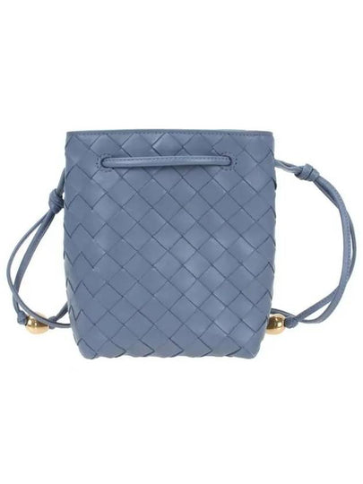 Intrecciato Small Bucket Bag Grey - BOTTEGA VENETA - BALAAN 2