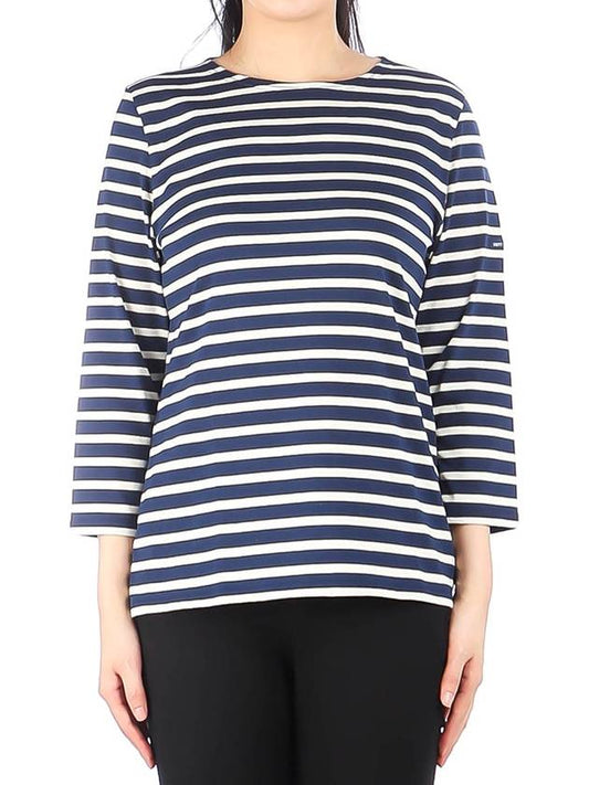 Galathee Striped Sailor Long Sleeve T-Shirt Navy - SAINT JAMES - BALAAN 2