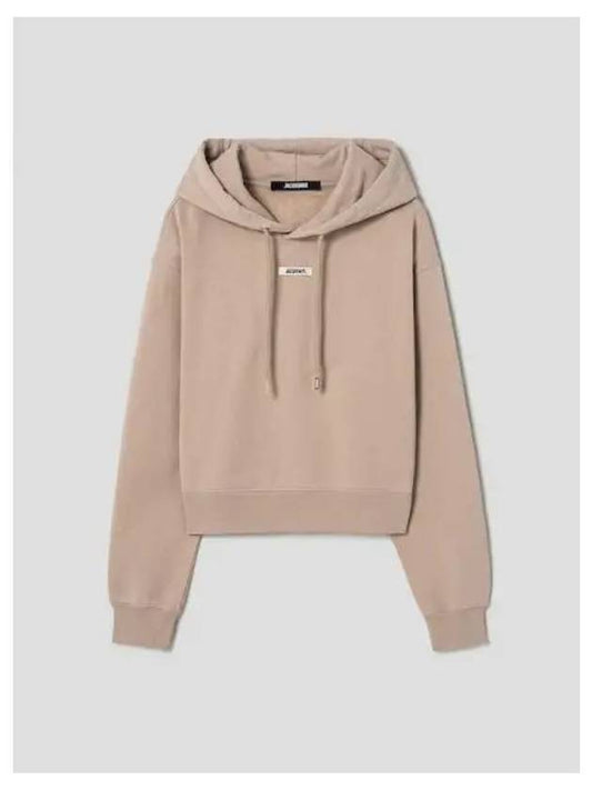 Jacquemus Women s Le Hooded Sweatshirt Hoodie Gros Grain Beige 2 Domestic Products - JACQUEMUS - BALAAN 1