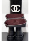 Boots Caoutchouc Black - CHANEL - BALAAN 9