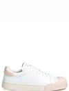 Dada Bumper Logo Low Top Sneakers White Pink - MARNI - BALAAN 2