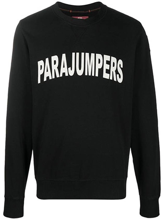 Men's Caleb Sweatshirt Black White - PARAJUMPERS - BALAAN 2