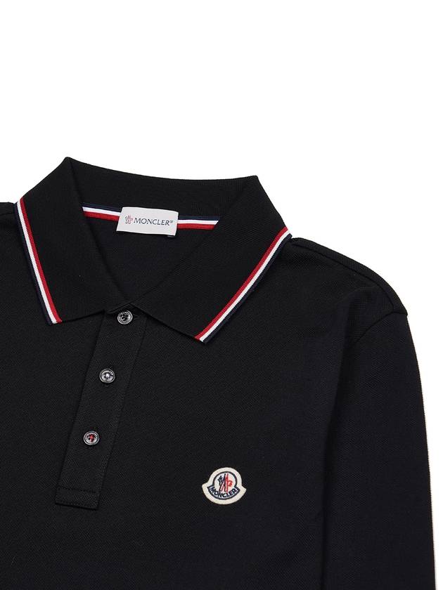 Men s Logo Patch Polo Shirt 8B70100 84556 999 - MONCLER - BALAAN 3