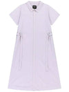 OG nylon shirt dress lavender - OFFGRID - BALAAN 4