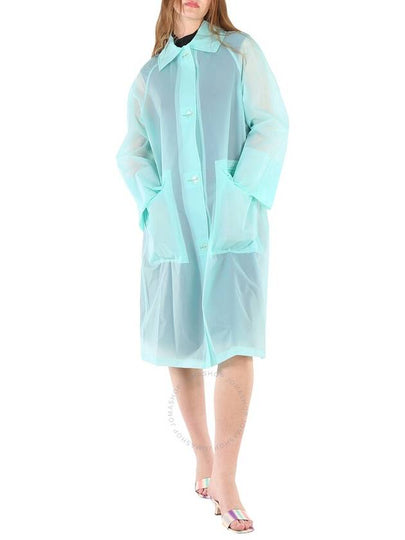 Soft Touch Plastic Car Raincoat Blue - BURBERRY - BALAAN 2