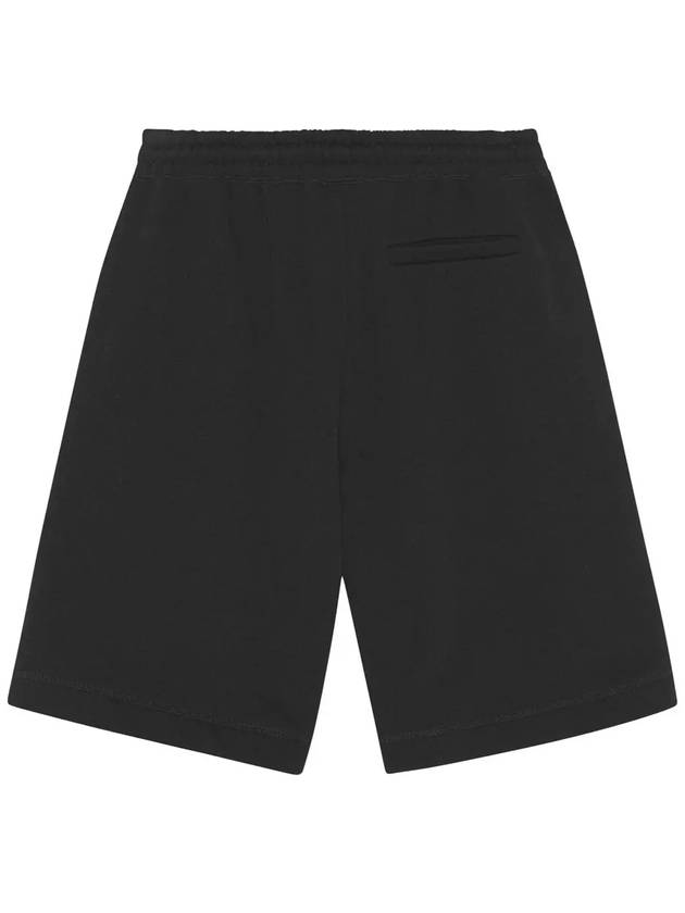 logo embroidered drawstring shorts black - GANNI - BALAAN 4