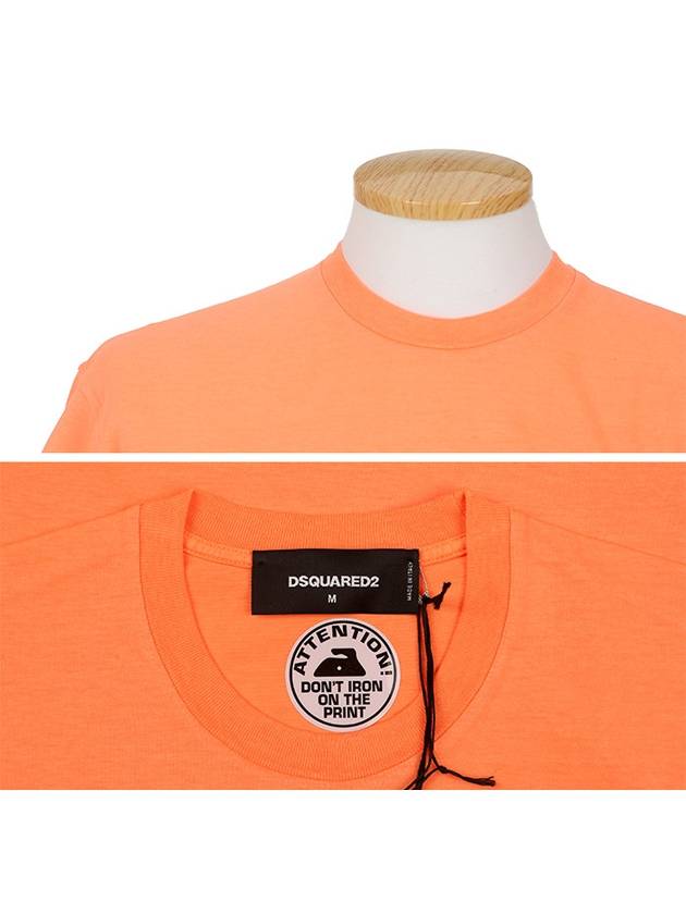 Tight Guy Short Sleeve T-Shirt Orange - DSQUARED2 - BALAAN 5